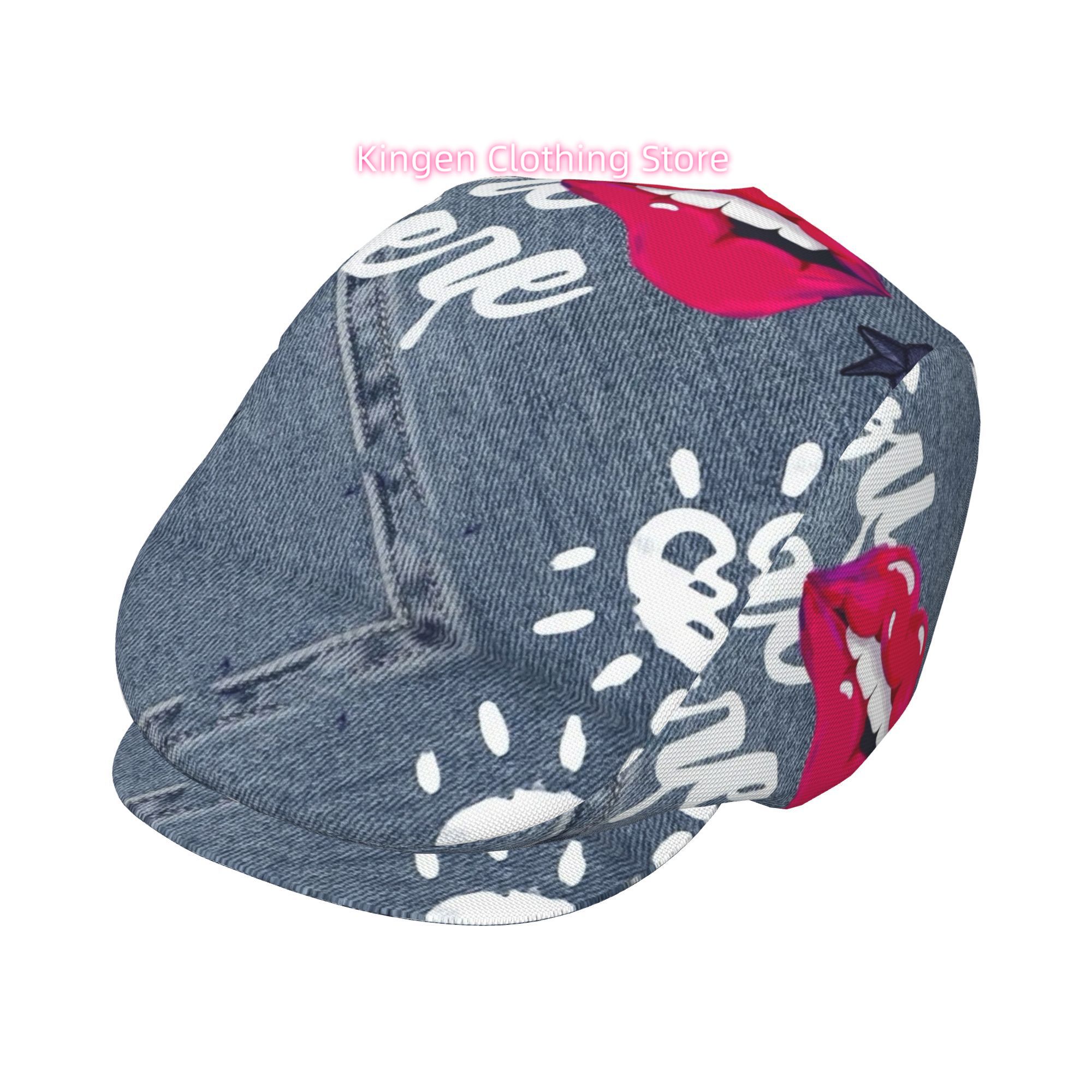 Newsboy Cap Ivy - 1 pièce Béret imprimé intégral à