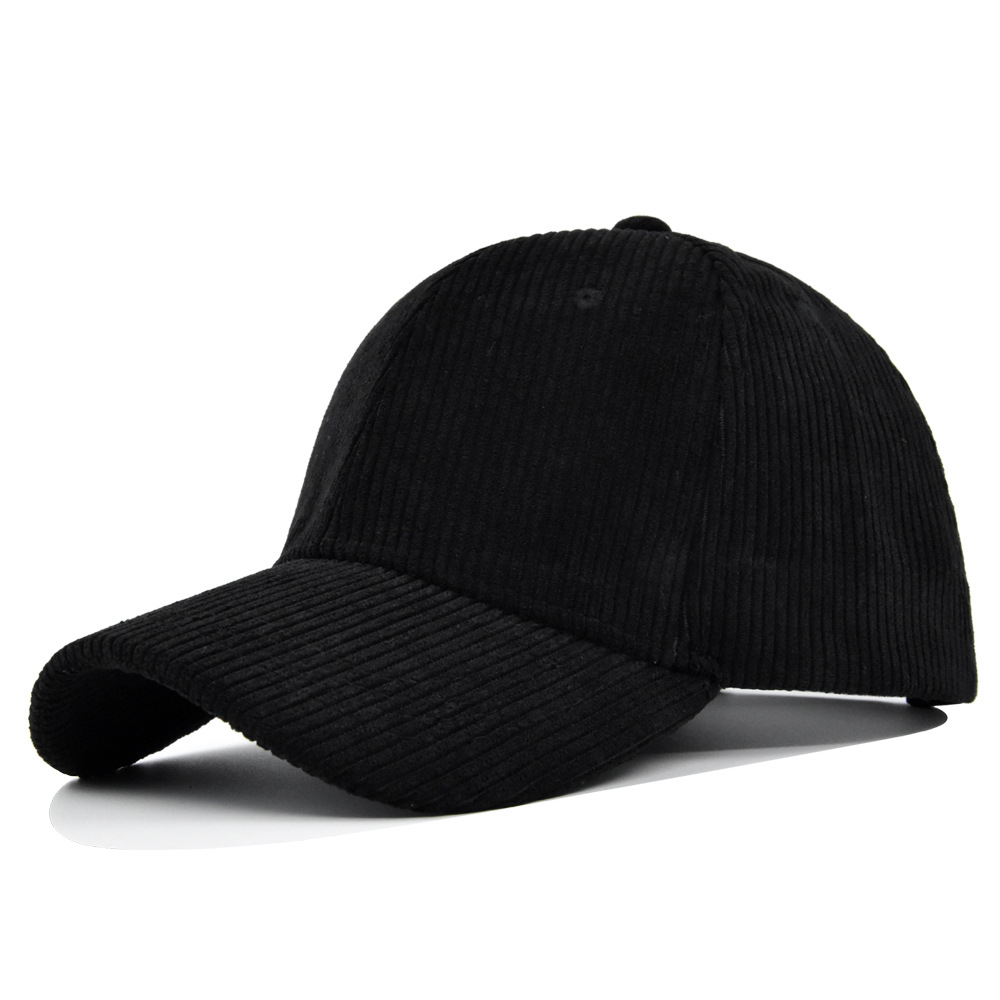 Corduroy Cap 5 Panel - Casquette de baseball unisexe en velours