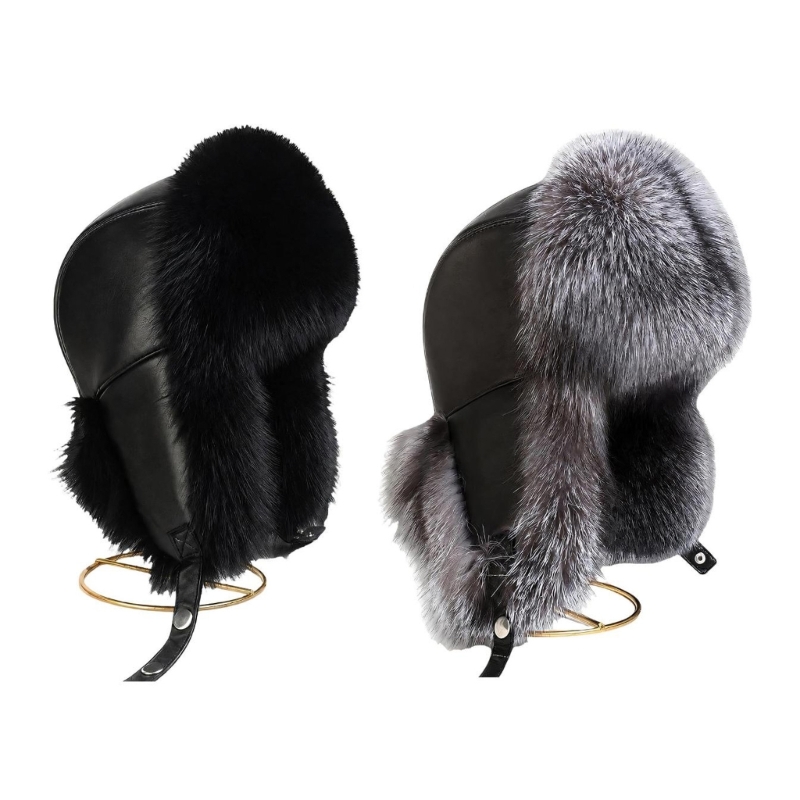Trapper Hat Ear Flap - Chapeau trappeur en fausse fourrure avec