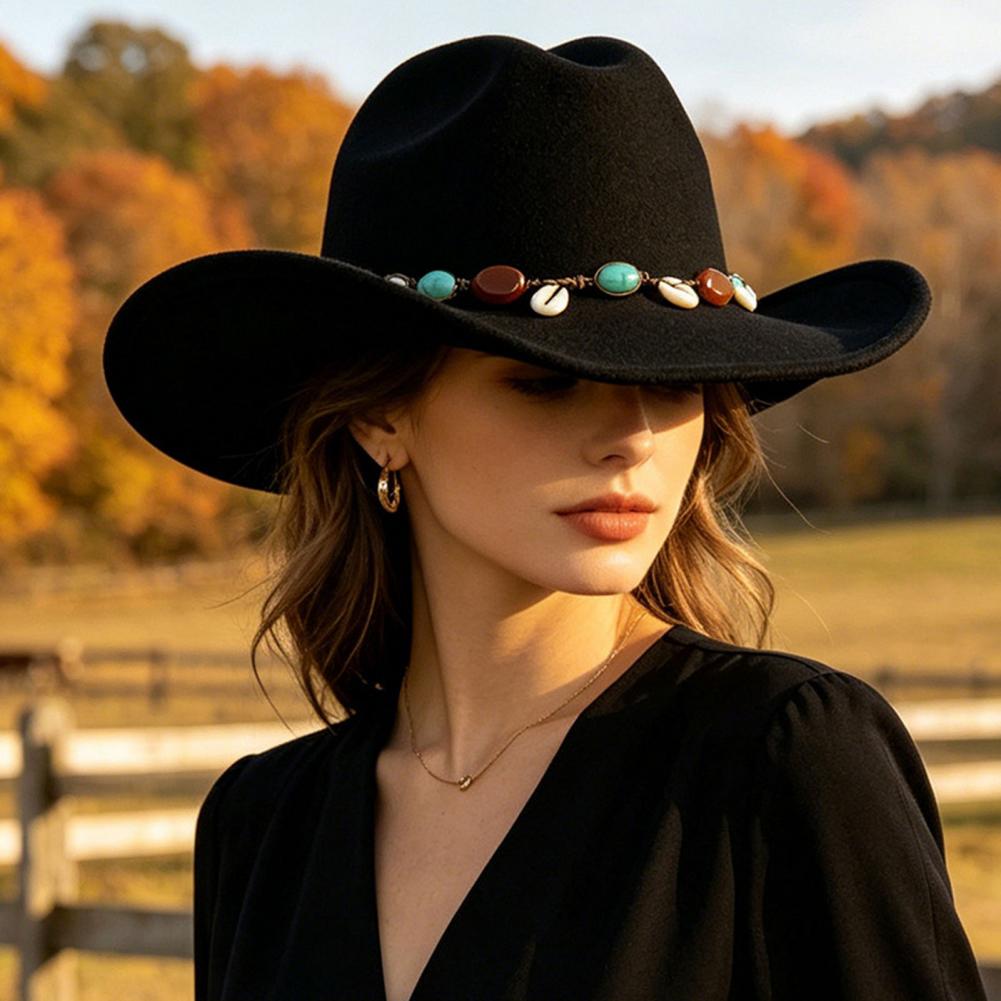Fedora Hat Wool - Chapeau Fedora en feutre de laine,