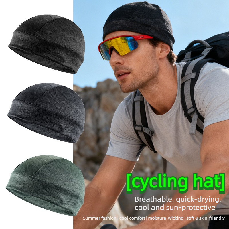 Bonnet d'été en soie glacée, f - Skull Cap Helmet Liner avis et prix