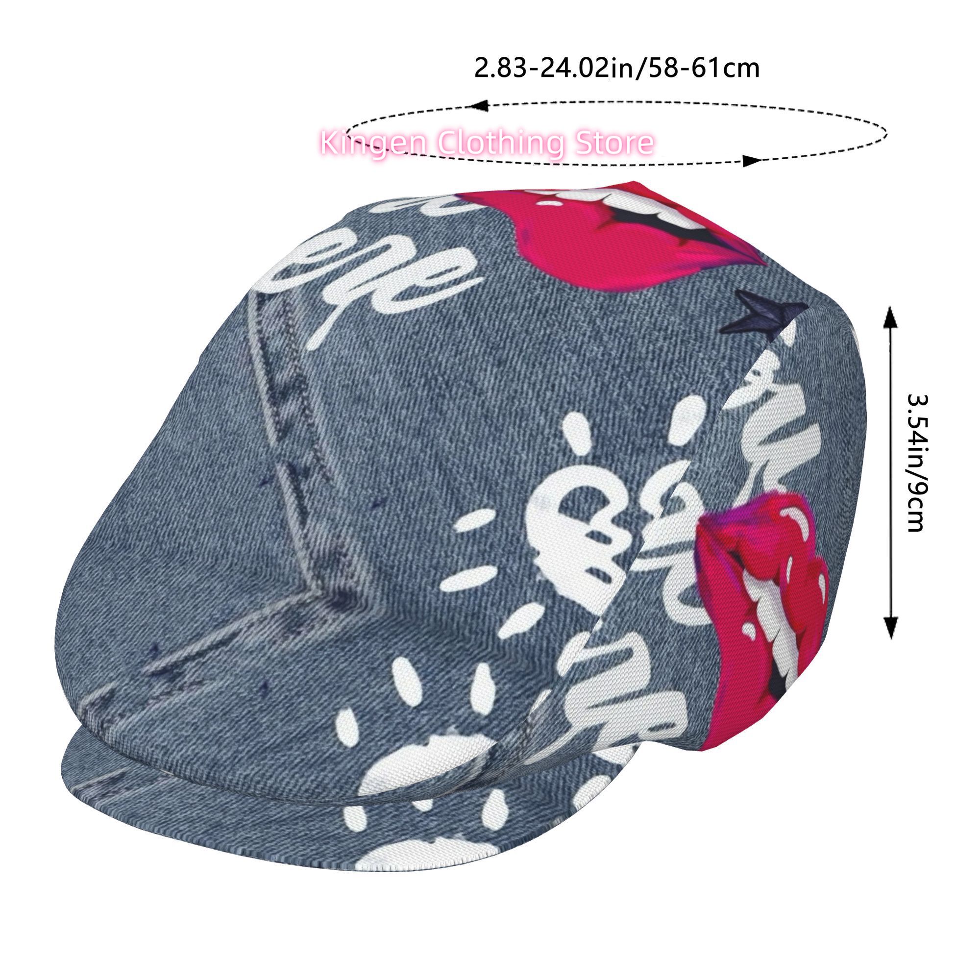 1 pièce Béret imprimé intégral - Newsboy Cap Ivy avis et prix