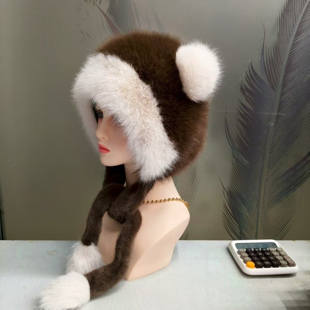 Chapeau Ushanka en fausse four - Winter Trapper Hat avis et prix