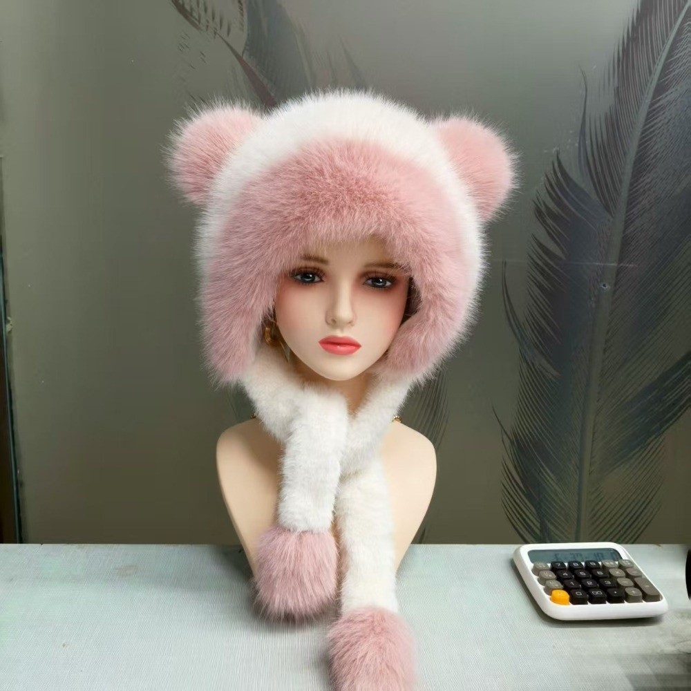 Chapeau Ushanka en fausse four - Winter Trapper Hat avis et prix