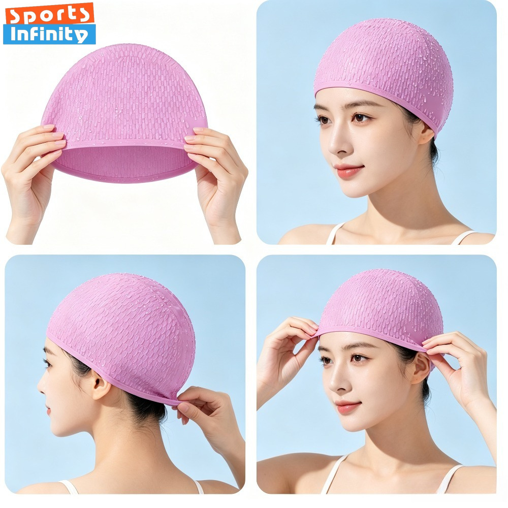 Bonnet de bain en silicone pou - Swim Hat Silicone avis et prix